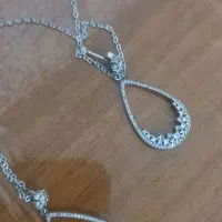 نیم ست نقره گوشواره انگشتر و پلاک وانگشتر عقیق|جواهرات|قم, بنیاد|دیوار