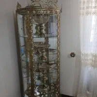 بوفه وساعت وگلدان وزیر تلویزیون برنز نو