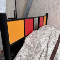 فروش تخت خواب فلزی سالم با تشک|تخت و سرویس خواب|مشهد, شهید رضوی|دیوار