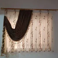 ۳عددپرده پذیرایی با والان با ۴عددپرده اتاق خواب