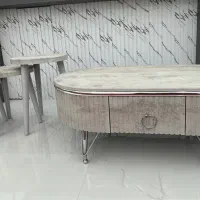 میز جلو مبلی با سه تا عسلی