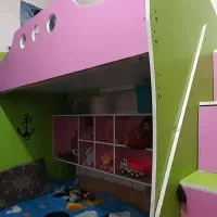 تخت خواب دو طبقه|تخت و سرویس خواب|فریدونشهر, |دیوار