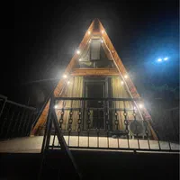 کلبه چوبی سوئیسی جنگلی نمک آبرود