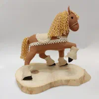 عروسک اسب سه بعدی از جنس نمد