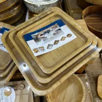 سینی بامبو 3عددی|صنایع دستی و سایر لوازم تزئینی|پیرانشهر, |دیوار