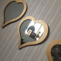 آینه 3تایی قلبی کاملا سالم|آینه|قزوین, |دیوار