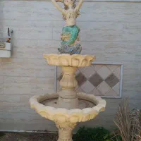 آبنما سه طبقه پری دریایی|مجسمه، تندیس، ماکت|برازجان, |دیوار