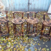 چوب روسی صندلی بلند کف چوب اپنی