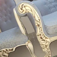 مبلمان هفت نفره استیل همراه با جلومبلی  رایگان|مبلمان خانگی و میز عسلی|آق قلا, |دیوار