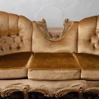 مبلمان ۸ نفره، ویترین پارتیشن، کتیبه پرده