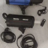 فلاش استودیویی mettle 400ad با متعلقات