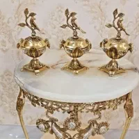 *ست مجسمه دکوری برنز شکلاتخوری برنزجاکلیدبرنزکشکول