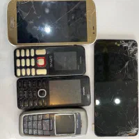 انواع گوشی های شکسته و خراب بدون لوازم