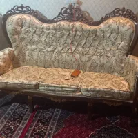 مبل نه نفره استیل چوب محکم