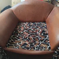 مبل راحتی چرمی قابل تعمیر