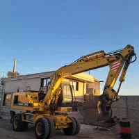 بیل مکانیکی چرخ لاستیکی  مدلh100