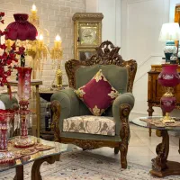 مبلمان استیل و نهارخوری فرشته (نو)