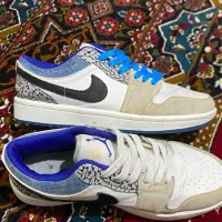 کتونی نایک جردن سفید ابی|کیف، کفش، کمربند|تهران, گلچین|دیوار