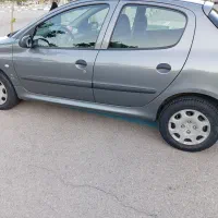 پژو ۲۰۶ تیپ ۲ خاکستری مدل ۹۶