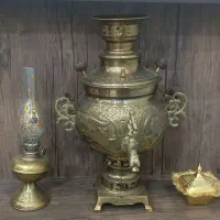 سماور زغالی برنجی