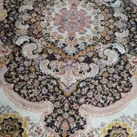 دو تخته فرش ۱۲ یک ۹ یک کناره ۱×۳ نگین مشهد