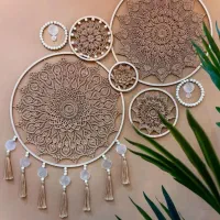 دیوار کوب ماندالا