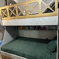 تخت دو طبقه طرح جدید|تخت و سرویس خواب|ارومیه, |دیوار