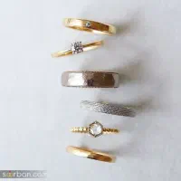 مفقودی یک جفت انگشتر طلا(شامل حلقه و پشت حلقه)