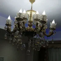 لوستر تمام برنجی|لوستر و چراغ آویز|محمدشهر, ولدآباد|دیوار