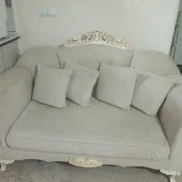 مبل نه نفره شیک و تمیز|مبلمان خانگی و میز عسلی|تهران, مجیدیه|دیوار