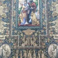 قالیچه نو پلمپ کوروش کبیر و ماندانا همسرش خاص|فرش|رشت, جانبازان|دیوار