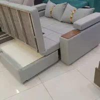 مبل راحتی میرزاده تختشو تخت شو ال مدل اکسان ،،//