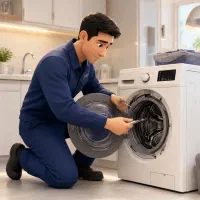 تعمیر فوری ماشین لباسشویی در محل با اعزام تکنسین