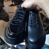 کفش اسپورت  کلاسیک شاسی  چرم طبیعی کفش آتا