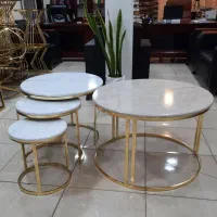 جلومبلی و عسلی فلزی گرد 5سال گارانتی|مبلمان خانگی و میز عسلی|مرودشت, فاز دوم شهرک فرهنگیان|دیوار