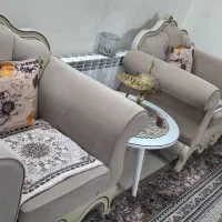 یک دست مبل ۷ نفر با میز تلویزیون در حد نو|مبلمان خانگی و میز عسلی|اسلامشهر, مطهری|دیوار