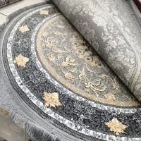 فرش گرد ۱نیم در انیم|فرش|کرمانشاه, |دیوار