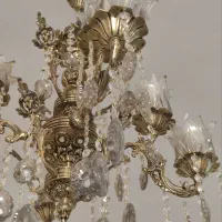 لوستر برنزی 8 شعله