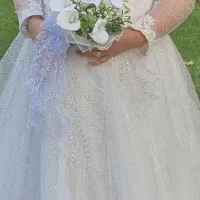 لباس عروس مزونی با جزئیات