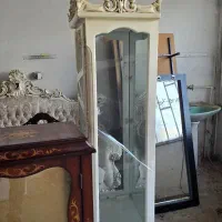 مبل ۹نفره کنسول و آئینه و ویترین چوب گردو|مبلمان خانگی و میز عسلی|فردیس, دهکده|دیوار
