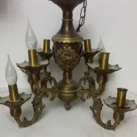 یک جفت لوستر برنز