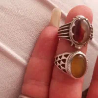 انگشتر نقره عیار بالا شرف شمس و عقیق مصور|بدلیجات|اصفهان, رزمندگان|دیوار