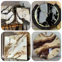 ساعت دیواری رزینی|ساعت دیواری و تزئینی|اردبیل, |دیوار