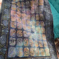 فرش محتشم ماشینی ۴ و ۹ متری جفت طرح ابریشم