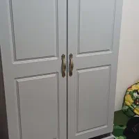 کمد دولت جای اویز لباس و طبقه همراه دو کشو