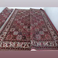 فرش دست بافت رنگ ثابت وگیاهی  ترکی باف چالشتری|فرش|شهرکرد, |دیوار