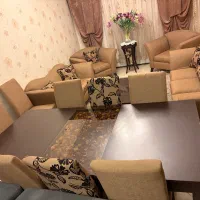 مبل ۷ نفره و میز ناهار خوردی ۸ نفره|مبلمان خانگی و میز عسلی|کرج, اصفهانی‌ها|دیوار