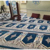 فرش مسجدی طرح لوتوس حسینه