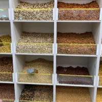 Mdf قفسه ام دی اف آجیل|کتابخانه، شلف، قفسههای دیواری|آبیک, |دیوار