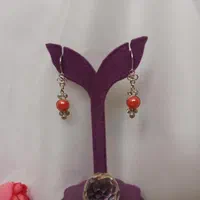گوشواره نقره نگین پرتغالی کد ۵۵۶ عیار ۹۲۵